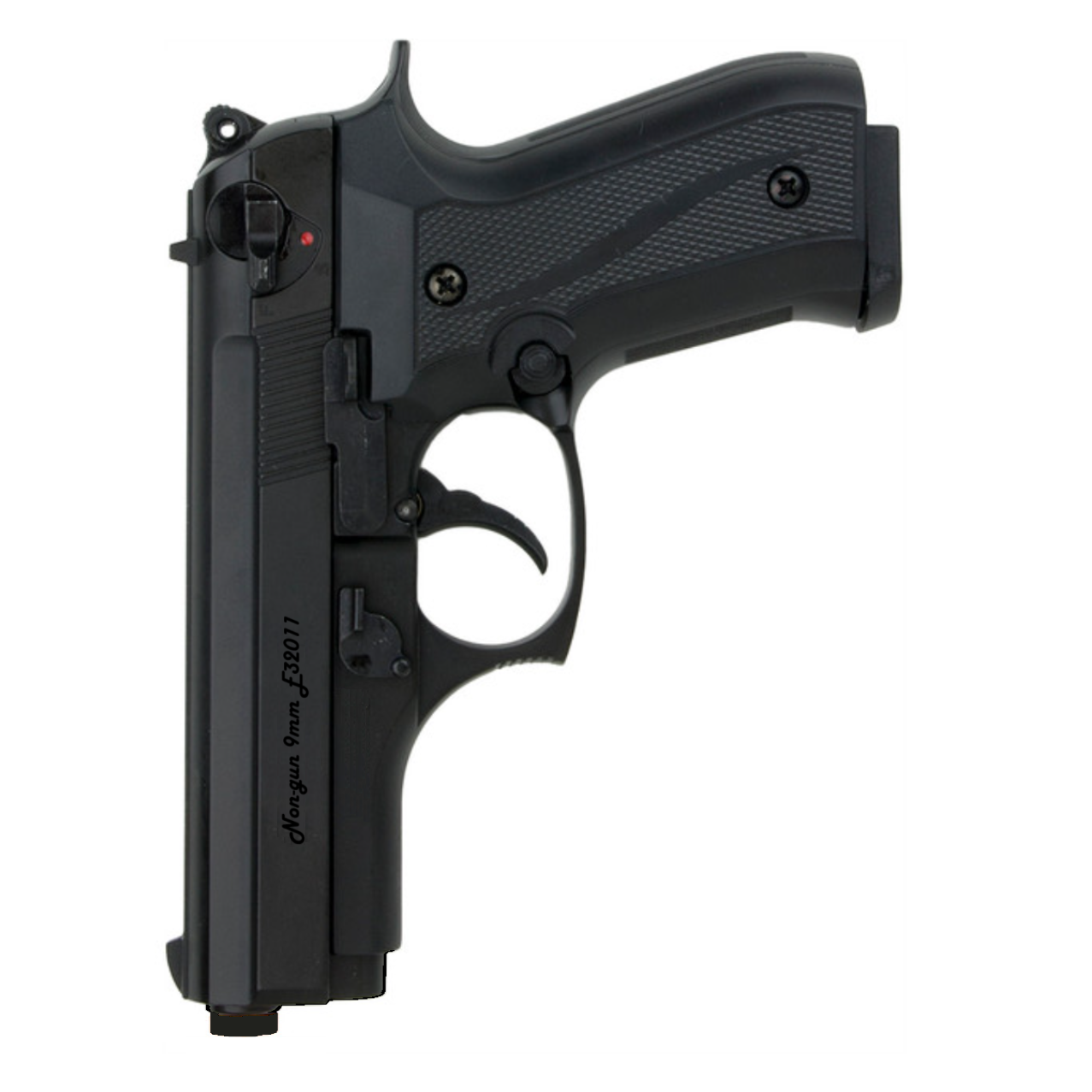 Non-gun 9mm E32011 Semi Automatic Black Pistol 3 Non-gun 9mm E32011 Semi Automatic Black Pistol 3