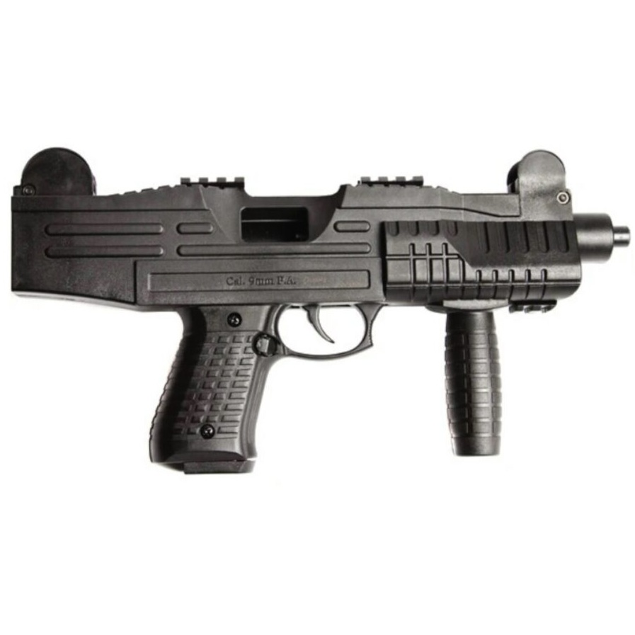 Militia Asi Full-Auto 9mm Blank Non-Gun Prop Uzi (Black) 4 Militia Asi Full-Auto 9mm Blank Non-Gun Prop Uzi (Black) 4