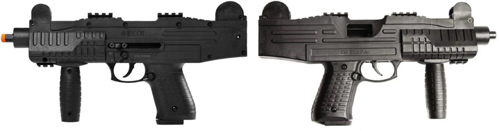 Militia Asi Full-Auto 9mm Blank Non-Gun Prop Uzi (Black) Ebay