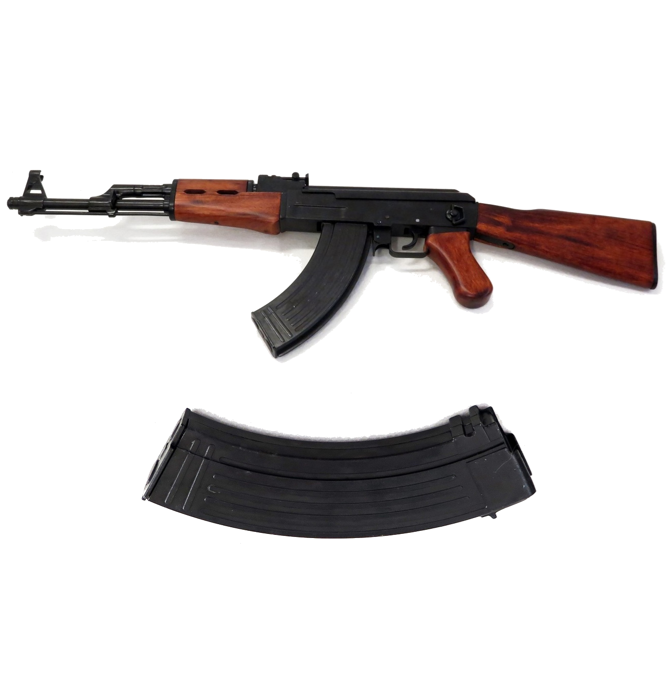 Militia AK-47 Assault Rifle (Black) Gun Replica (34 in X 14 in) eBay Main Image