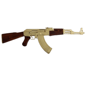 Non-Gun Replica AK47 assault rifle Russia 1947 (Gold)