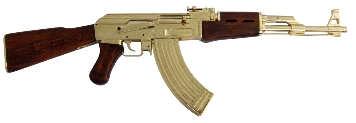 Non-Gun Replica AK47 assault rifle Russia 1947 (Gold) wide 2