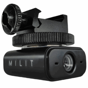 Milit HD Series Picatinny Rail Gun Attachment Surveillance Camera Device Side Front