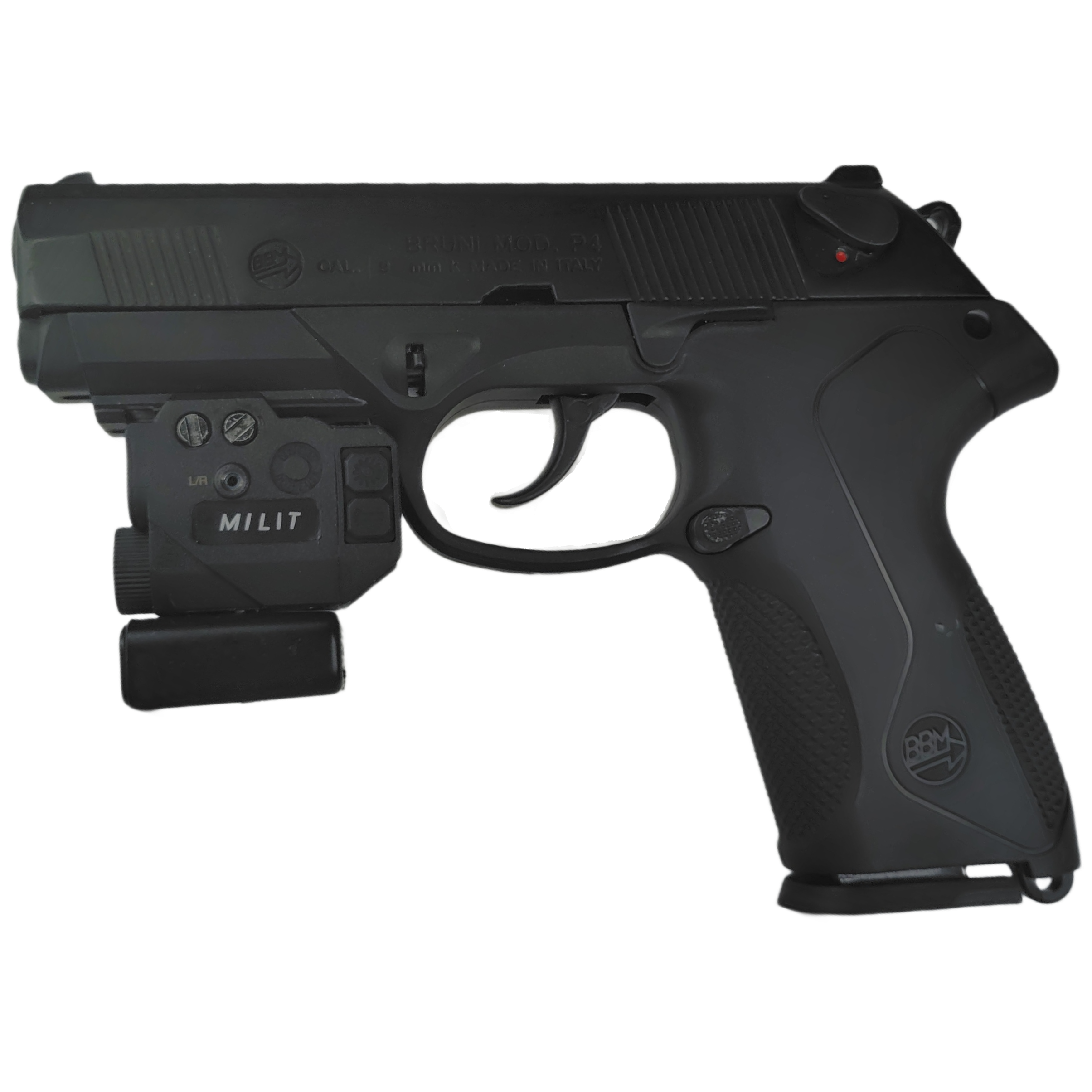 Milit XR Series Picatinny Rail Attachment Surveillance Camera Device Mounted on Hand Gun Side