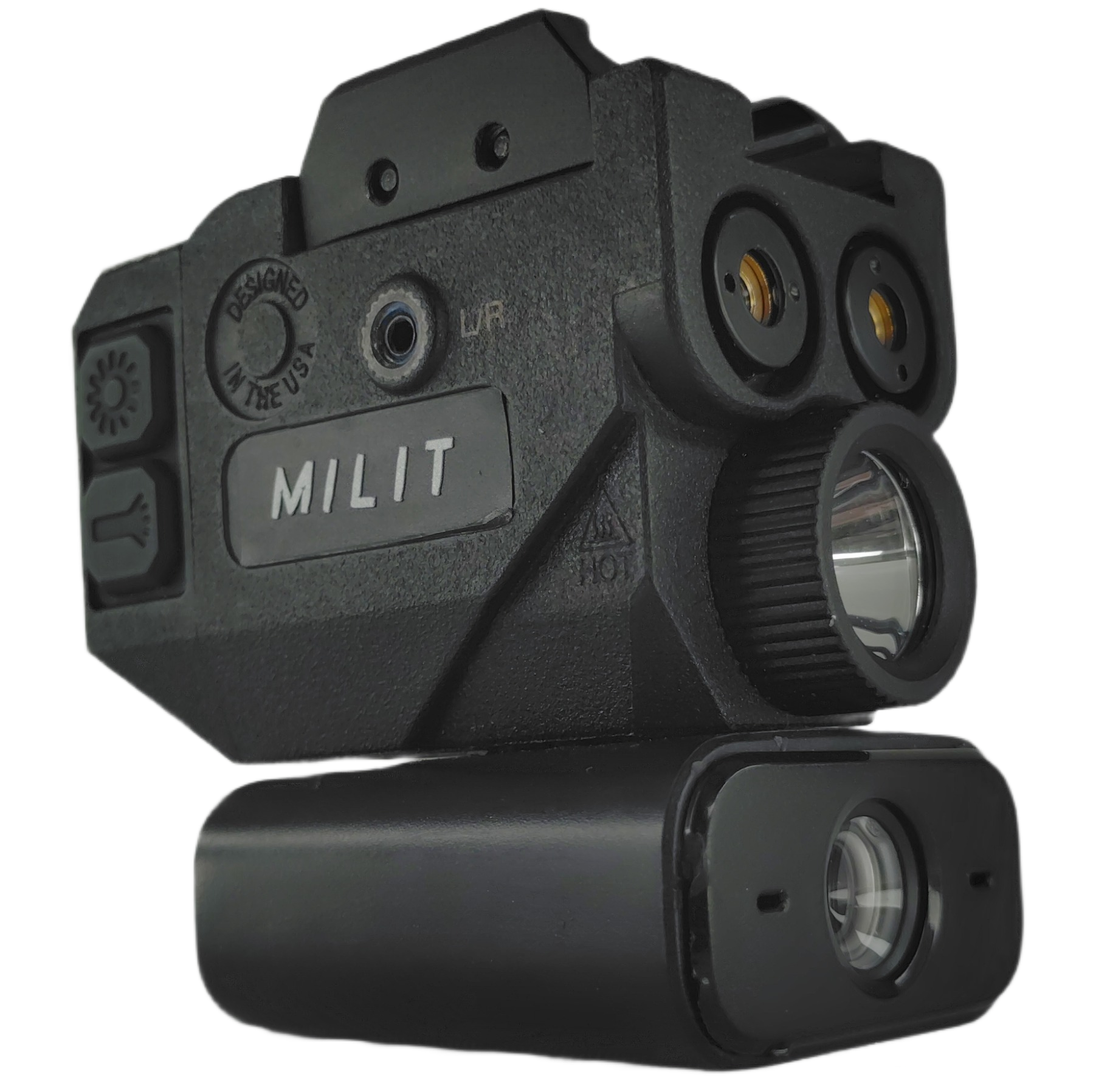 Milit XR Series Picatinny Rail Mount Gun Attachment Surveillance Camera Device Front Side