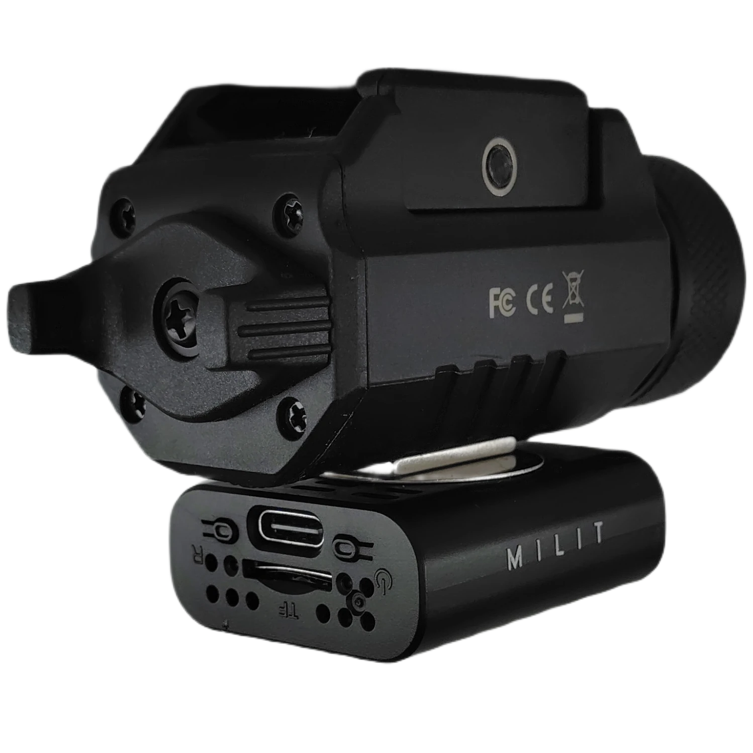 milit-guardian-picatinny-rail-surveillance-camera-system Milit Guardian compact surveillance camera system with tactical flashlight and laser for Picatinny rails