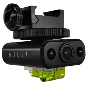 Close-up of SightLine™ Picatinny mount adjustment ring and clamp hardware